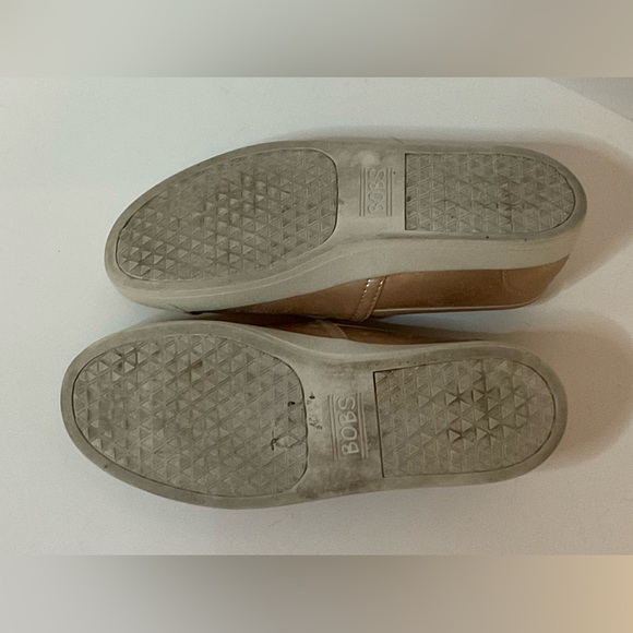 Bobs Rose Gold Glitter Slip on Shoes Sneakers Size 8.5 - Picture 5 of 5